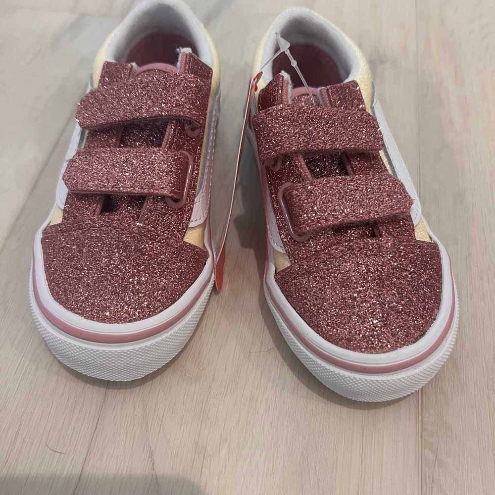 Vans Sparkly Pink Kids Sneakers